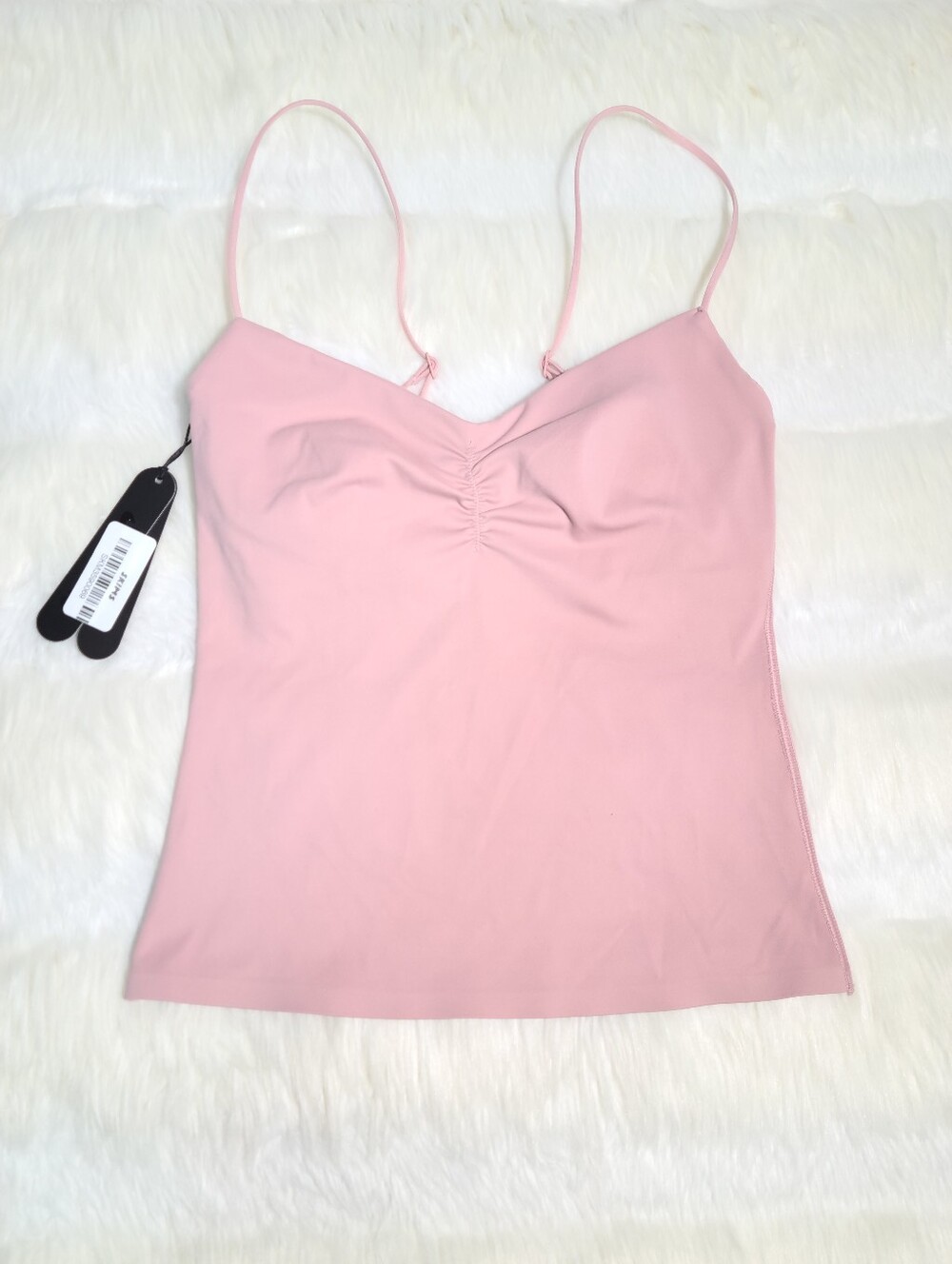 Nike SKIMS Matte Shirred Tank Pink Himalayan  Women XXS NEW